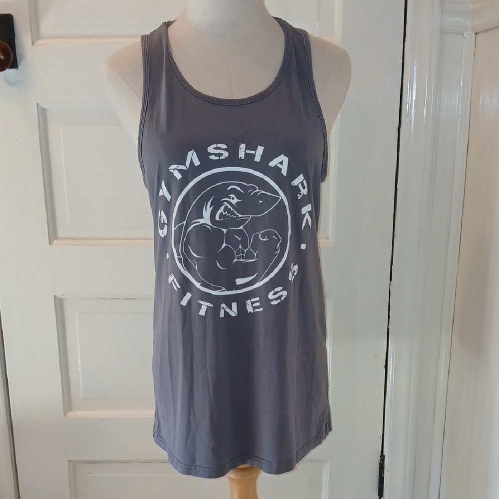 Gymshark Charcoal Sleeveless Top